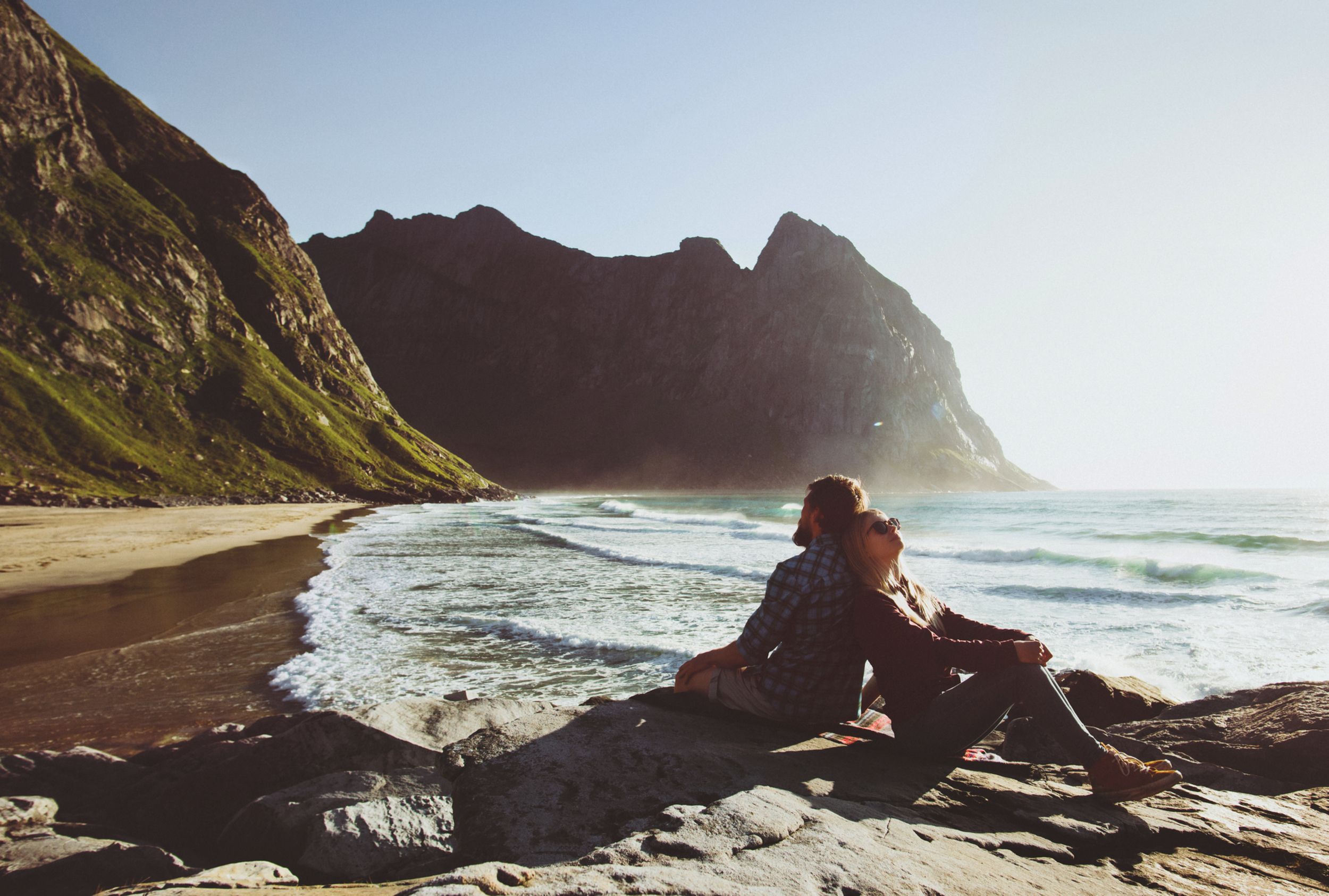 Kvalvika Beach auf der Insel Moskenesøya  - © Natalia Kurzova